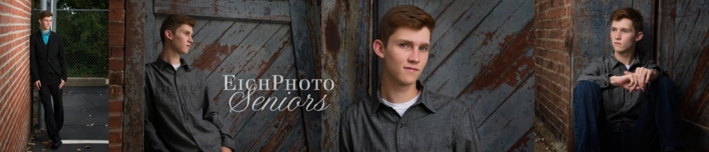 Fun, Cool, Relaxed senior pictures for guys in St. Louis O'Fallon St. Charles. Pictures of Zach chilling in a grungy cool environment in St. Charles, MO in jeans and a grey button-down, and a tux & bowtie!