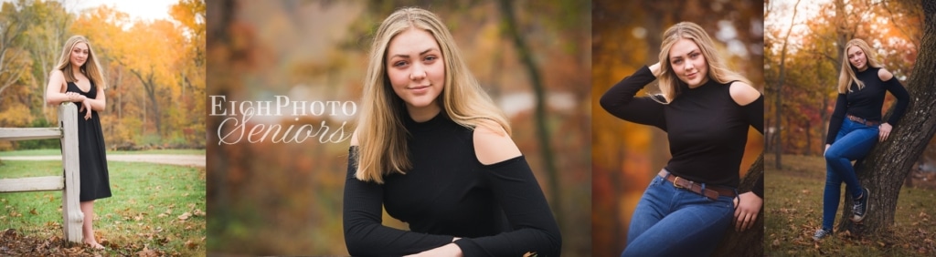 Visitation Academy Senior Portraits taken on her family's farm in October, just in time for Homecoming! EichPhoto Seniors in St. Louis